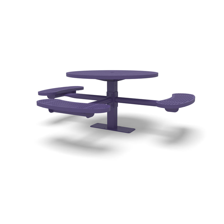 Mounted Signature Round Perforated ADA Table