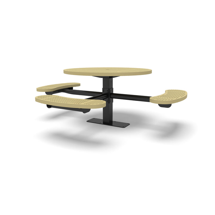Mounted Signature Round Perforated ADA Table