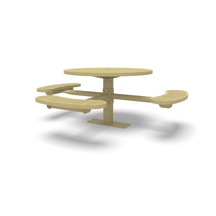 Mounted Signature Round Perforated ADA Table