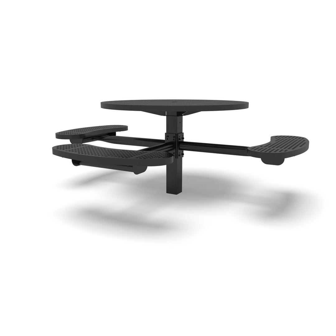 Inground Signature Round Perforated ADA Table