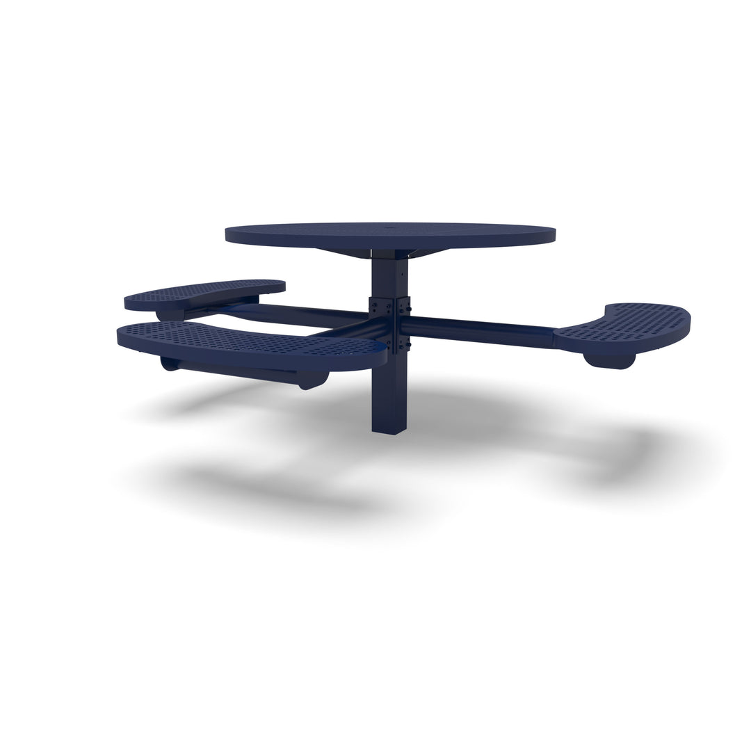 Inground Signature Round Perforated ADA Table