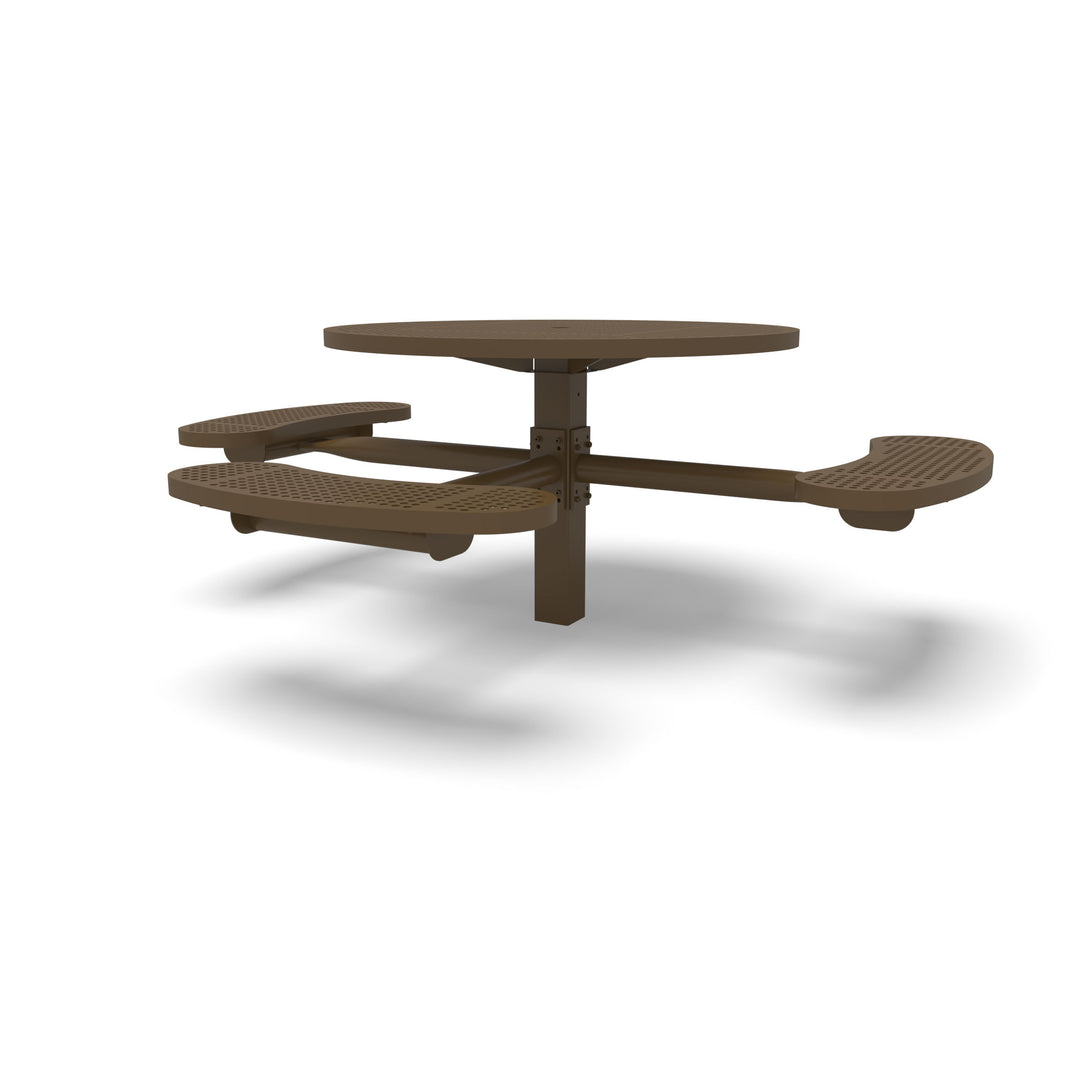 Inground Signature Round Perforated ADA Table