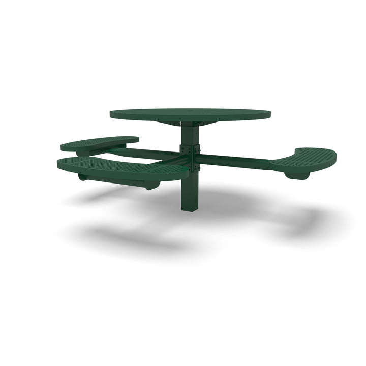 Inground Signature Round Perforated ADA Table