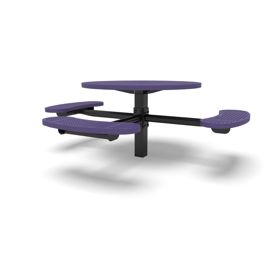 Inground Signature Round Perforated ADA Table