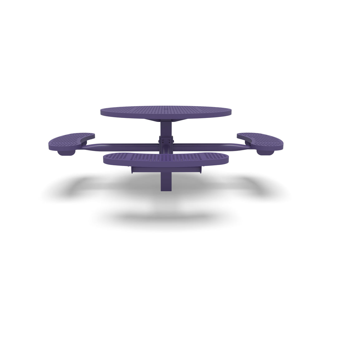 Inground Signature Round Perforated ADA Table