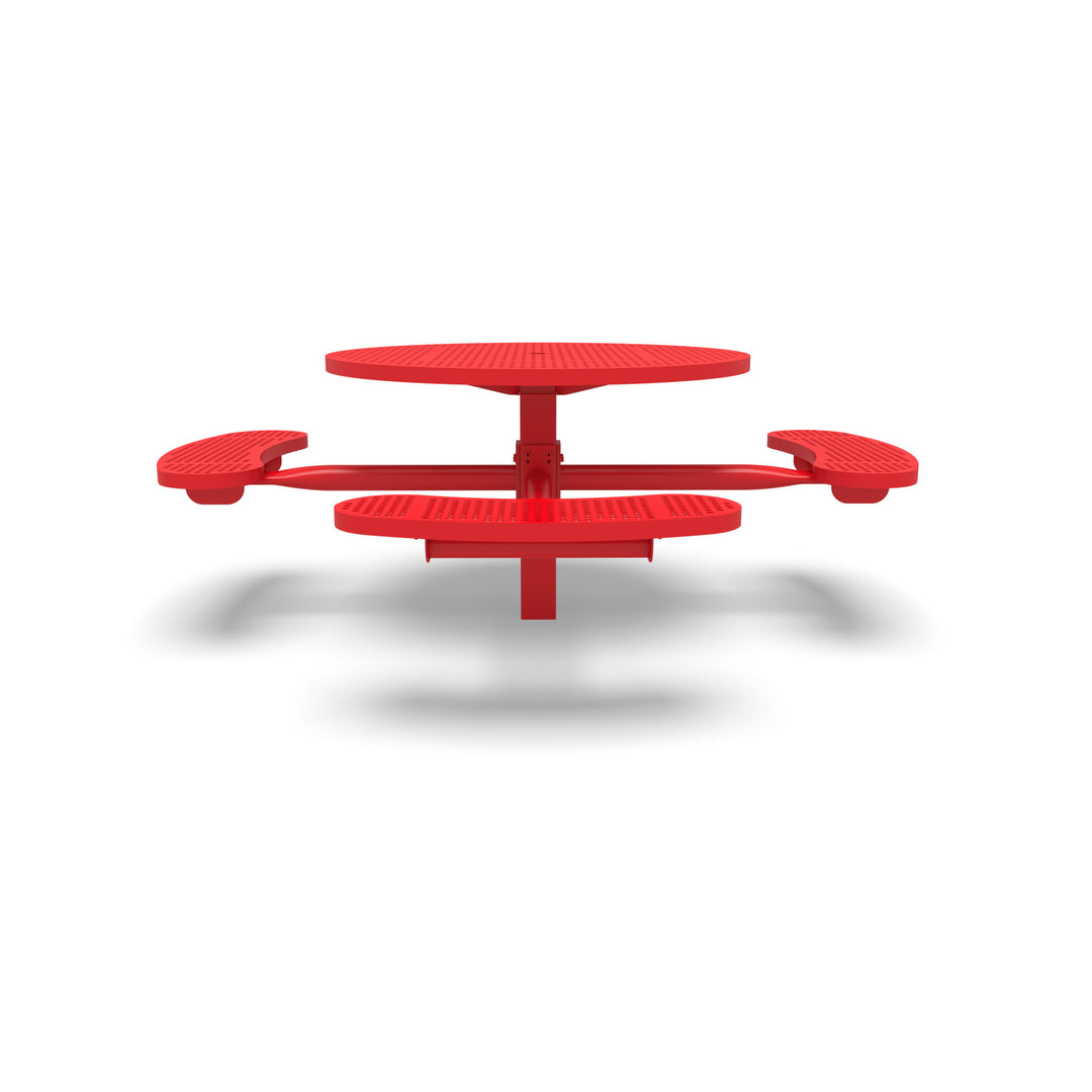 Inground Signature Round Perforated ADA Table