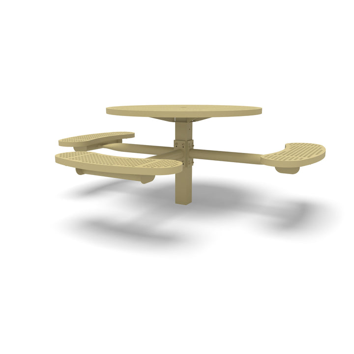 Inground Signature Round Perforated ADA Table