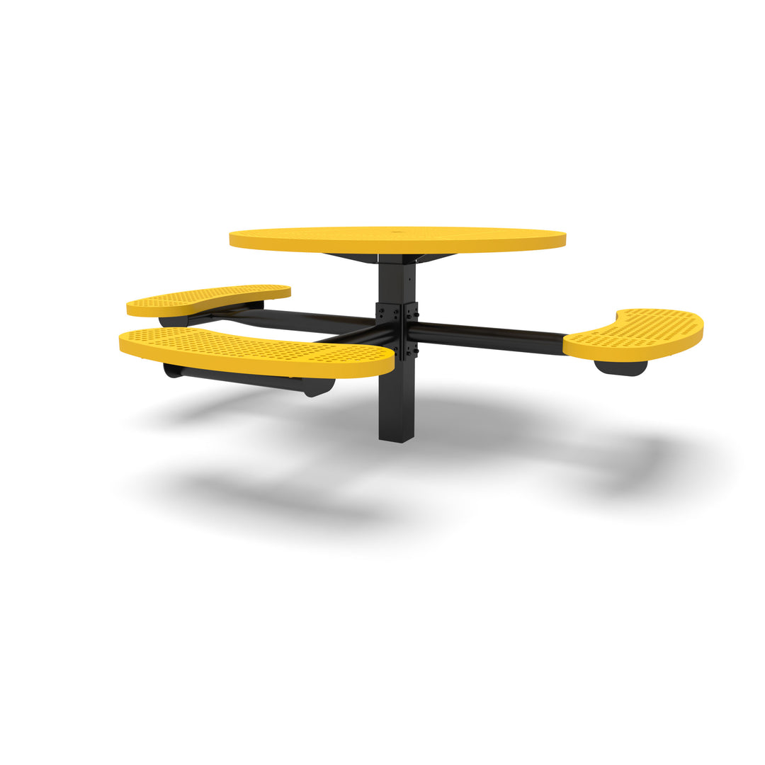Inground Signature Round Perforated ADA Table