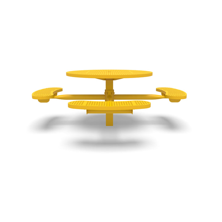 Inground Signature Round Perforated ADA Table