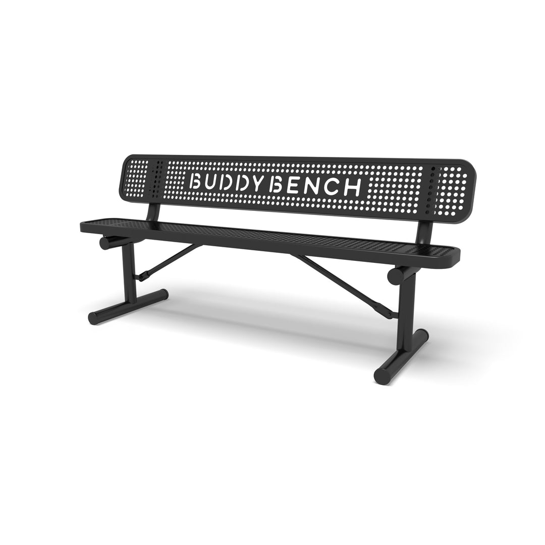 Portable Signature Perforated Buddy Bench