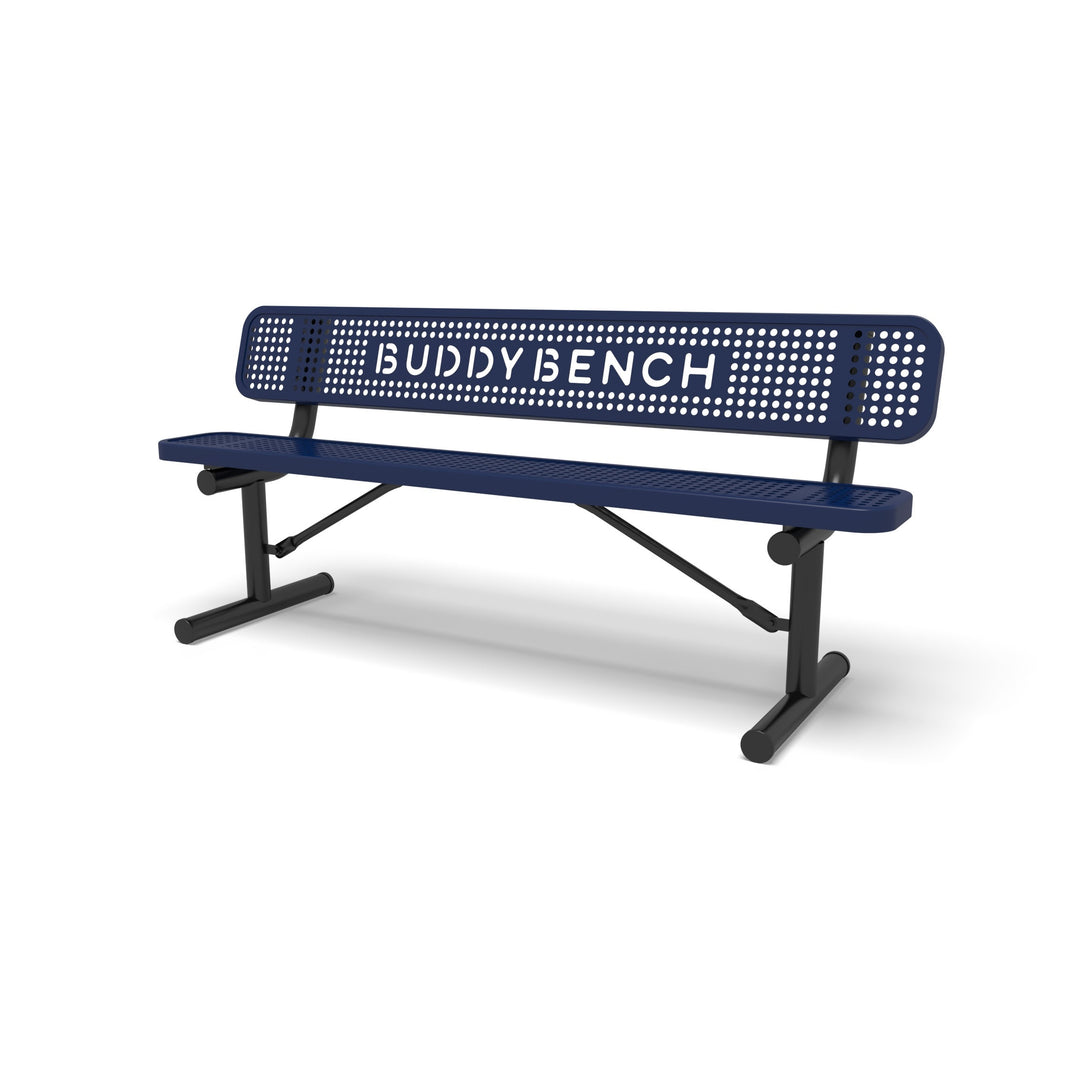 Portable Signature Perforated Buddy Bench