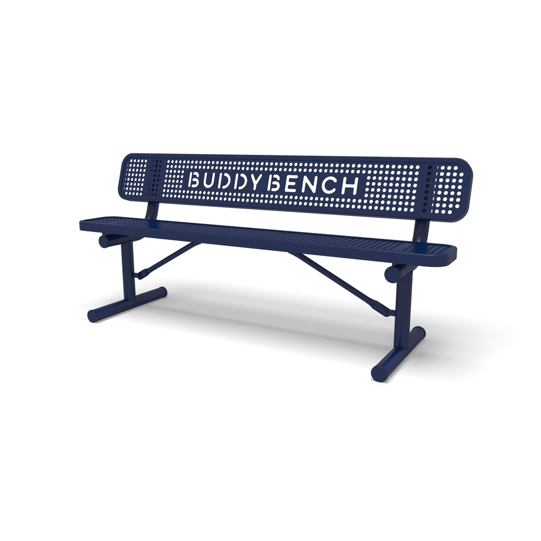 Portable Signature Perforated Buddy Bench