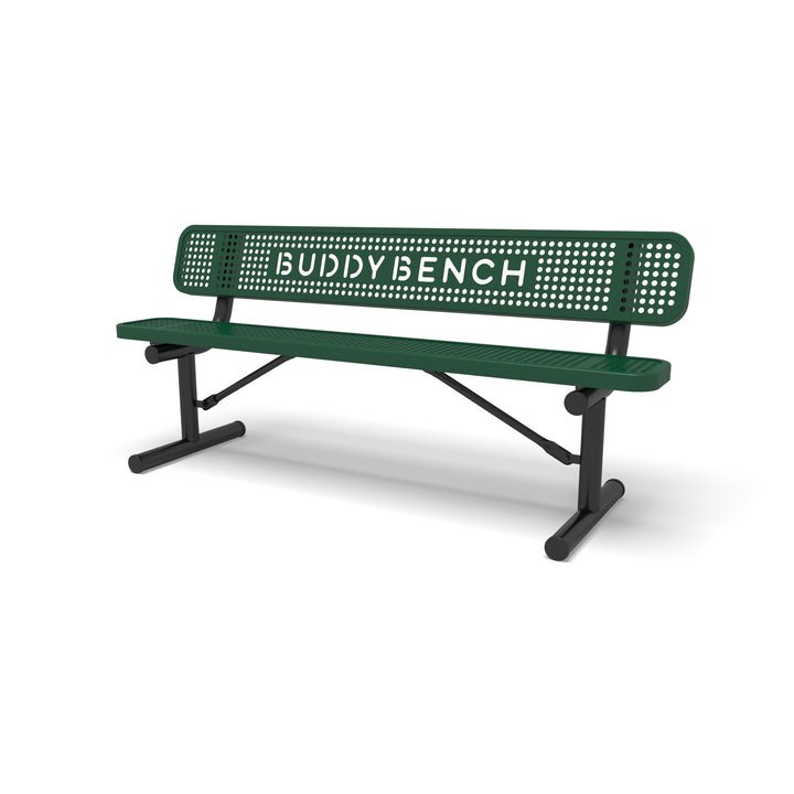 Portable Signature Perforated Buddy Bench