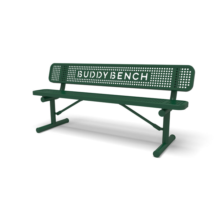 Portable Signature Perforated Buddy Bench