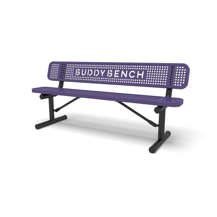 Portable Signature Perforated Buddy Bench