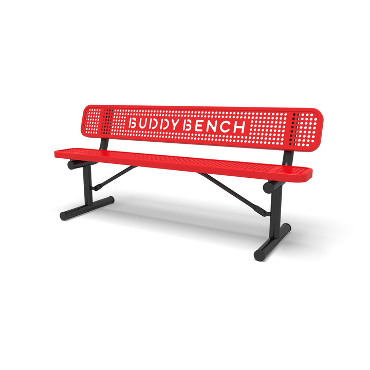Portable Signature Perforated Buddy Bench
