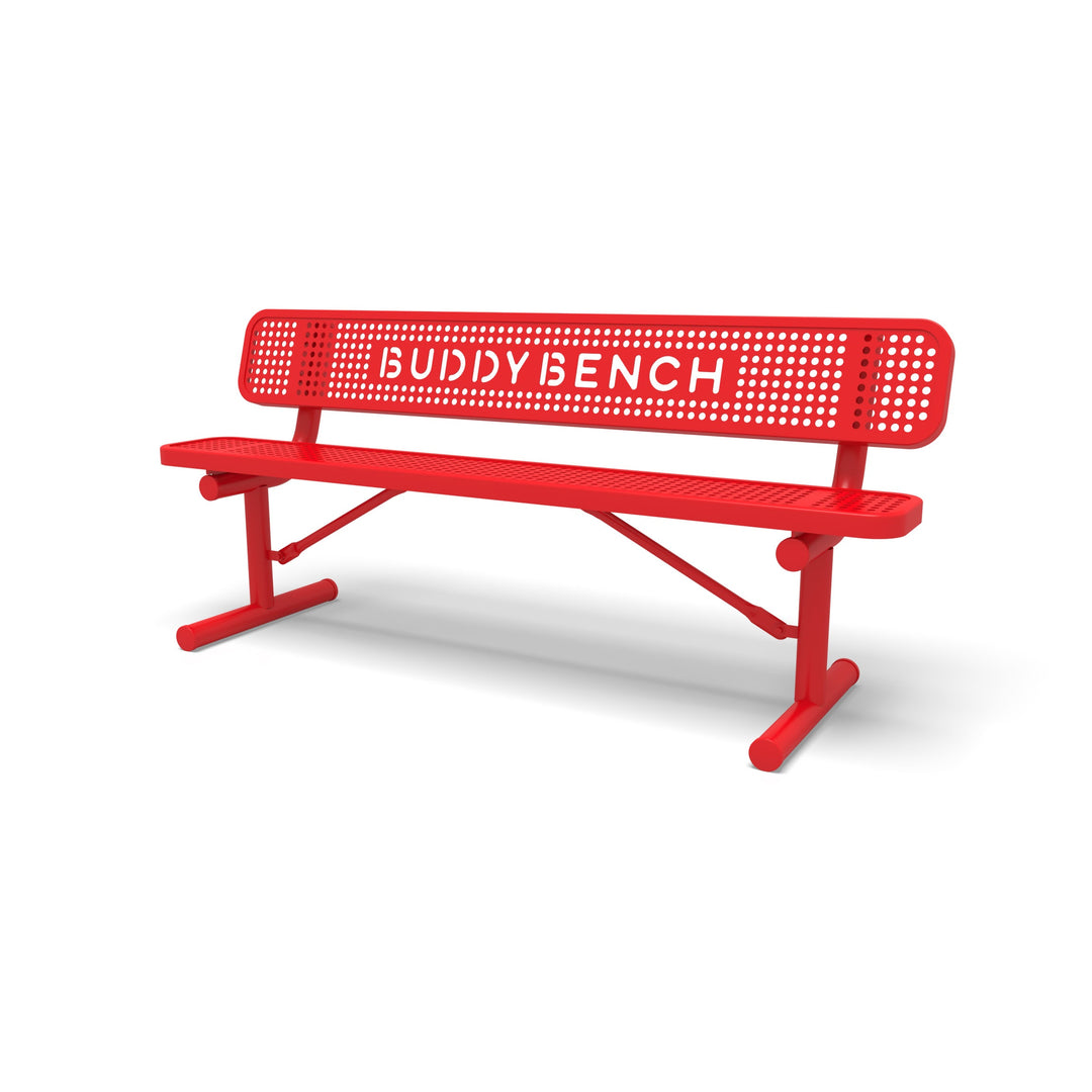 Portable Signature Perforated Buddy Bench