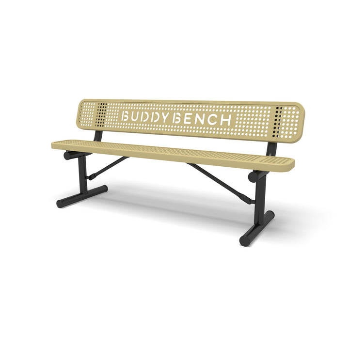 Portable Signature Perforated Buddy Bench