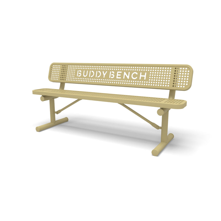 Portable Signature Perforated Buddy Bench