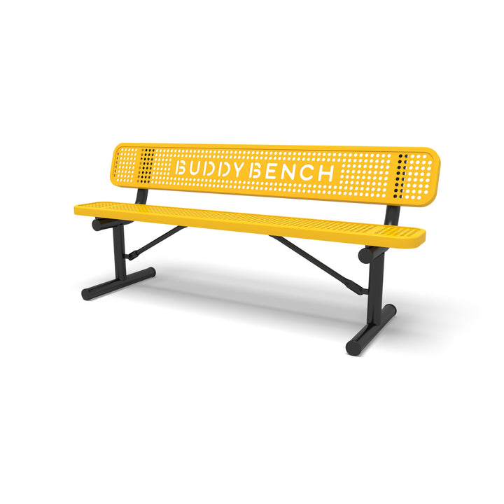 Portable Signature Perforated Buddy Bench