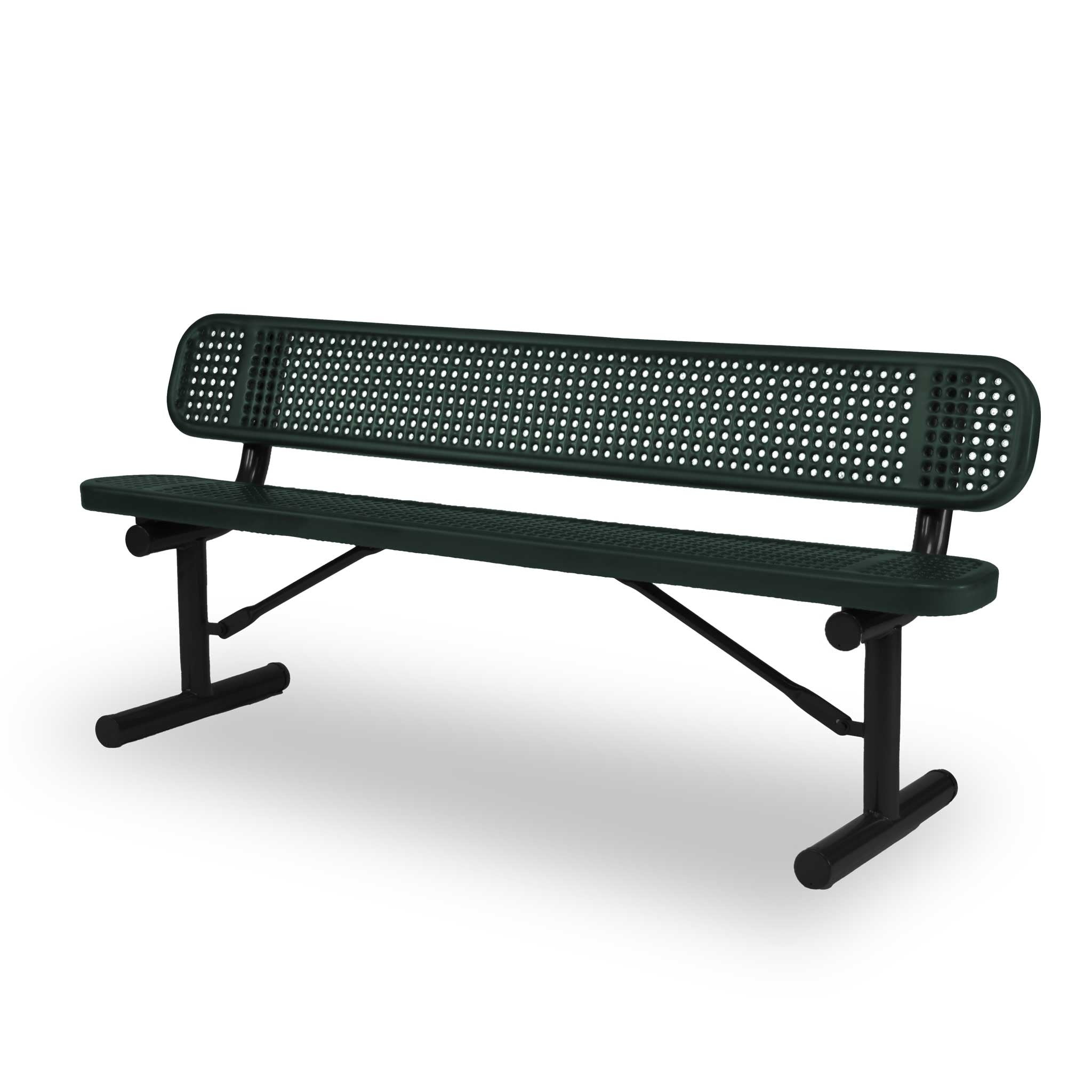 専用　yellow bench インダストリアル ベンチ ポストモダン Courtyard Perforated Outdoor Bench
