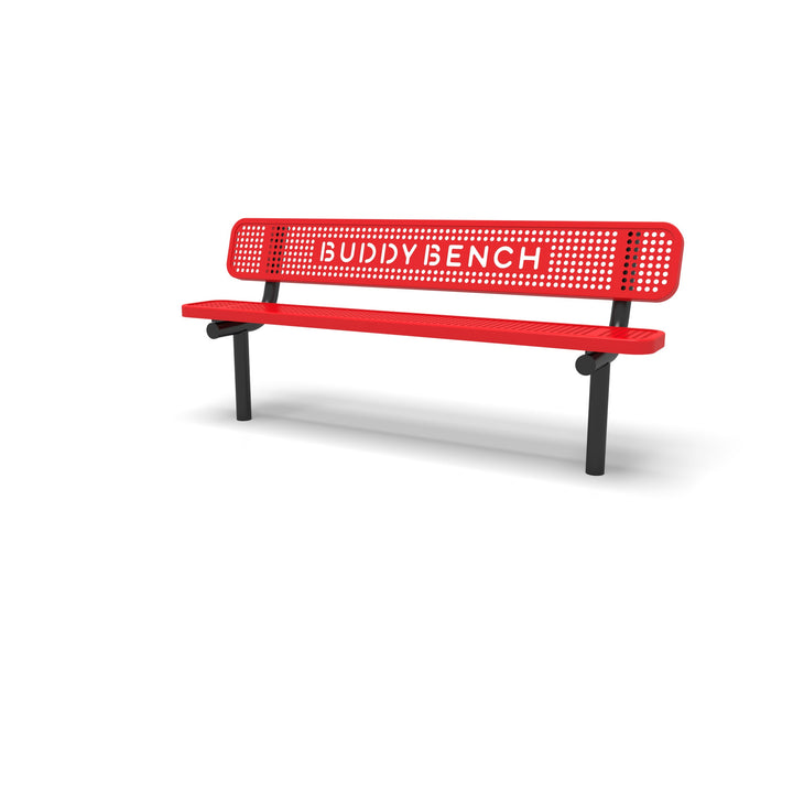 Inground Signature Perforated Buddy Bench