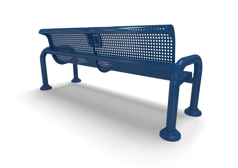 Contemporary Perforated Memorial Bench