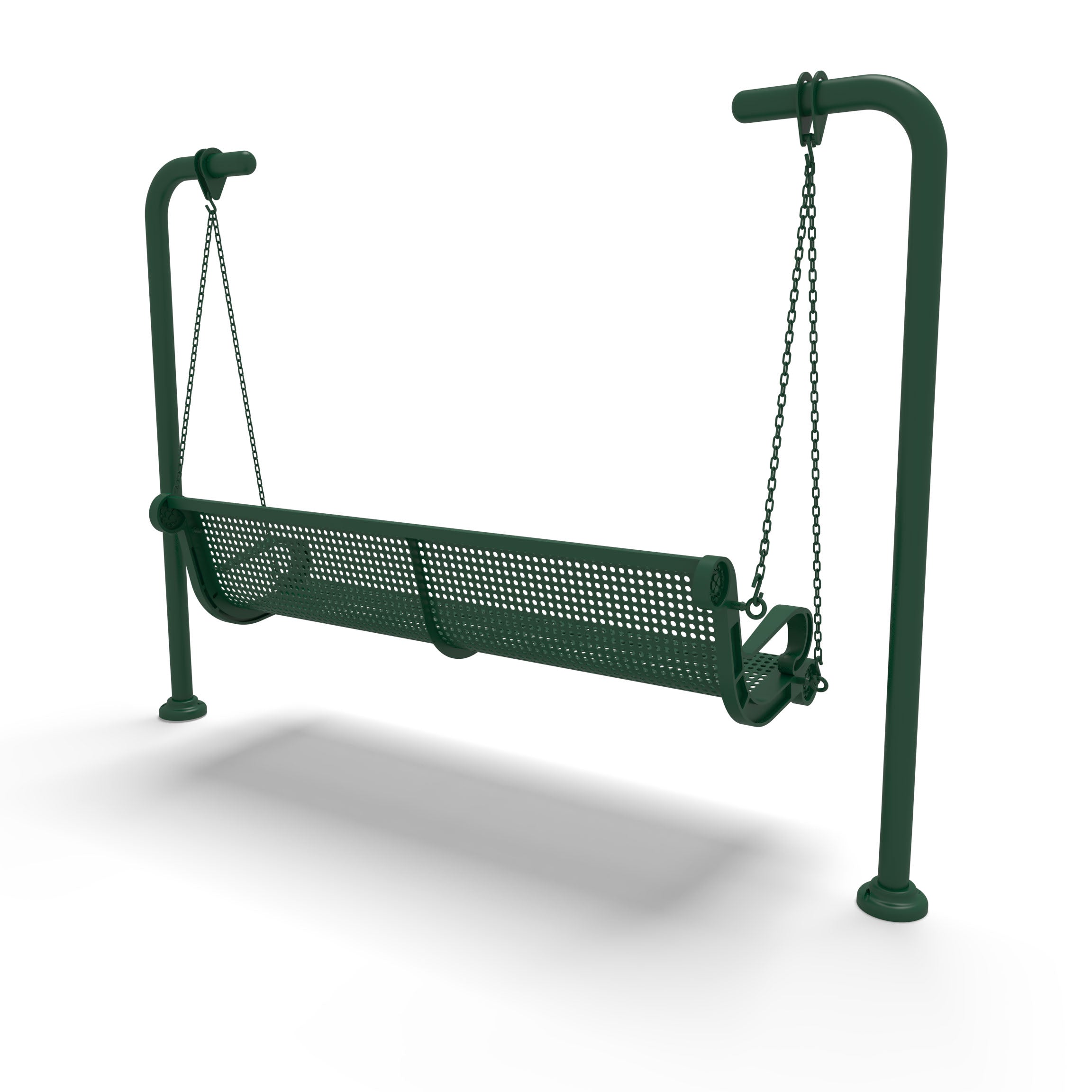 Inground Estate Perforated Swing Bench
