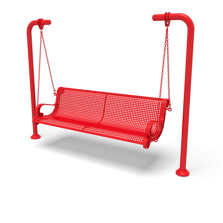 Inground Estate Perforated Swing Bench