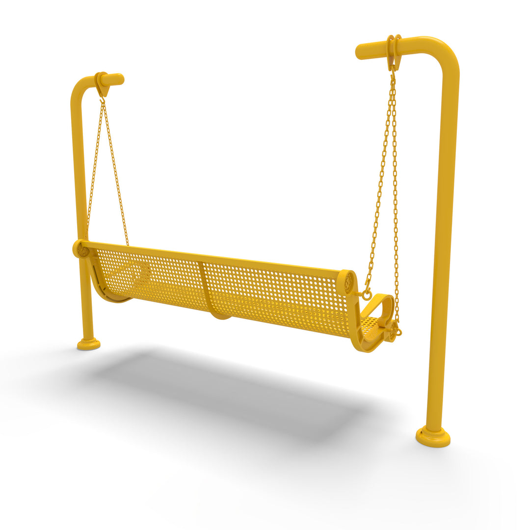 Inground Estate Perforated Swing Bench