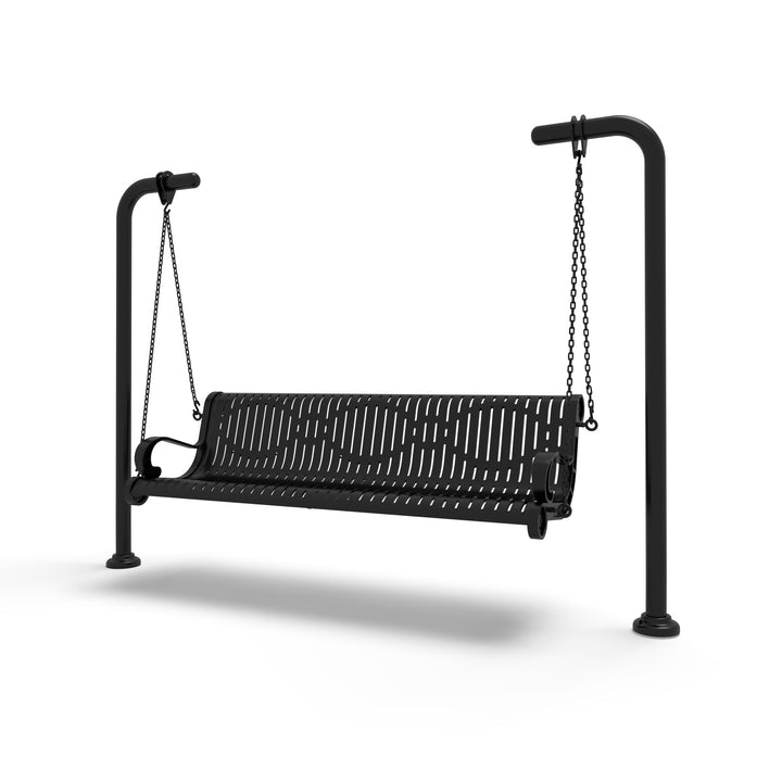 Inground Estate Ribbed Swing Bench