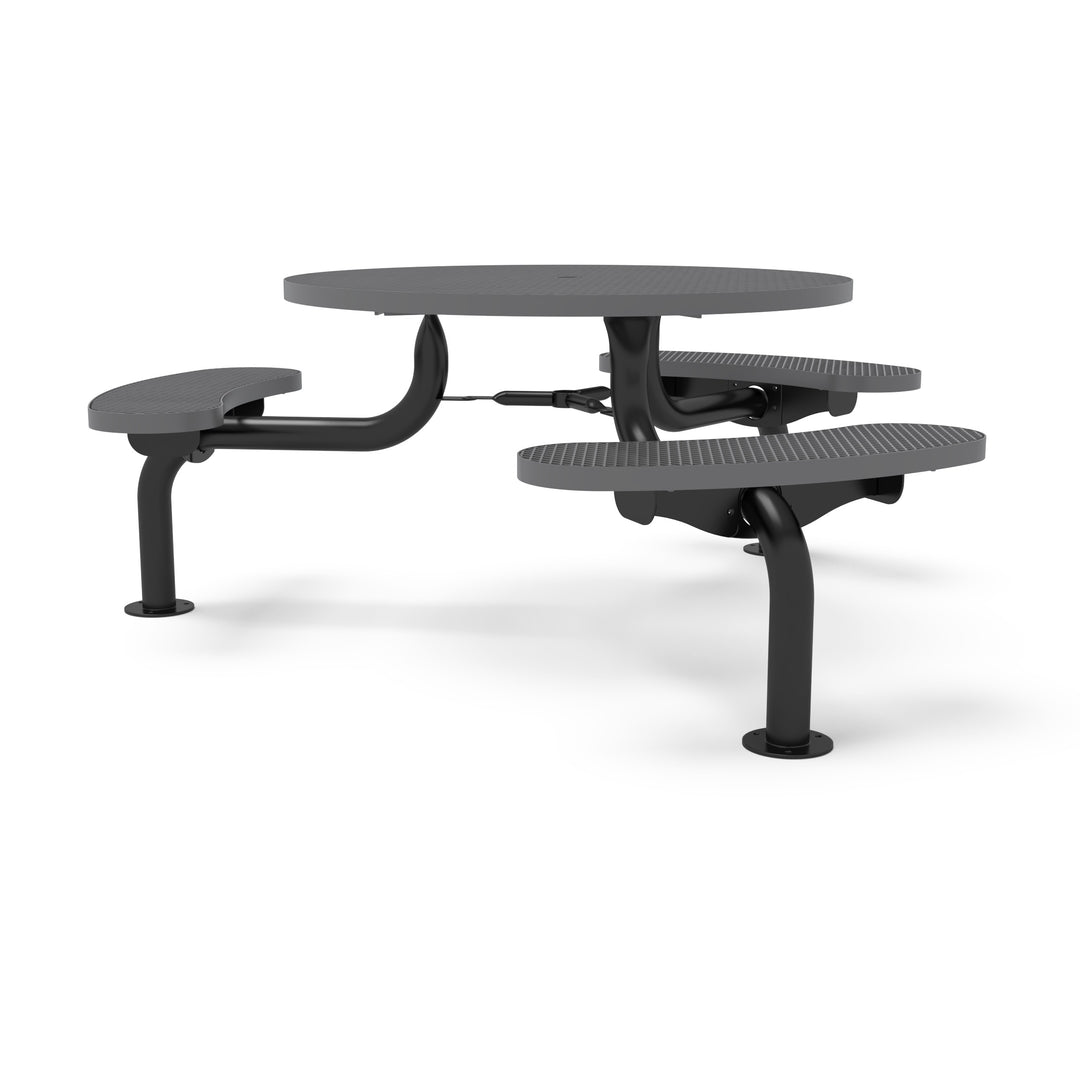 Spyder Round Diamond 3 Seat Picnic Table