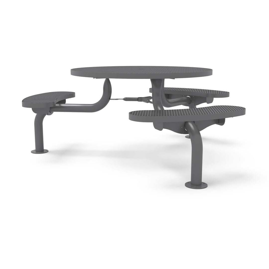 Spyder Round Diamond 3 Seat Picnic Table