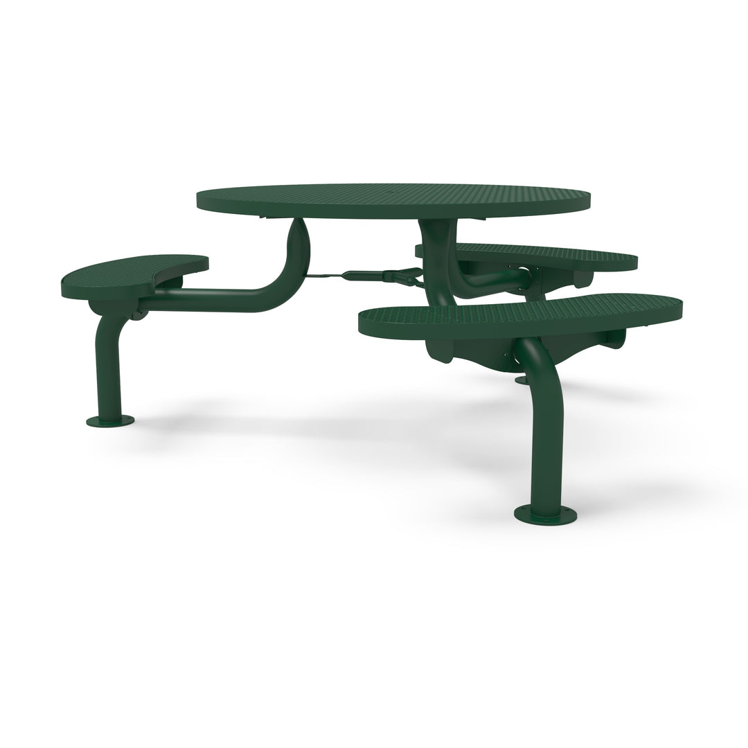 Spyder Round Diamond 3 Seat Picnic Table