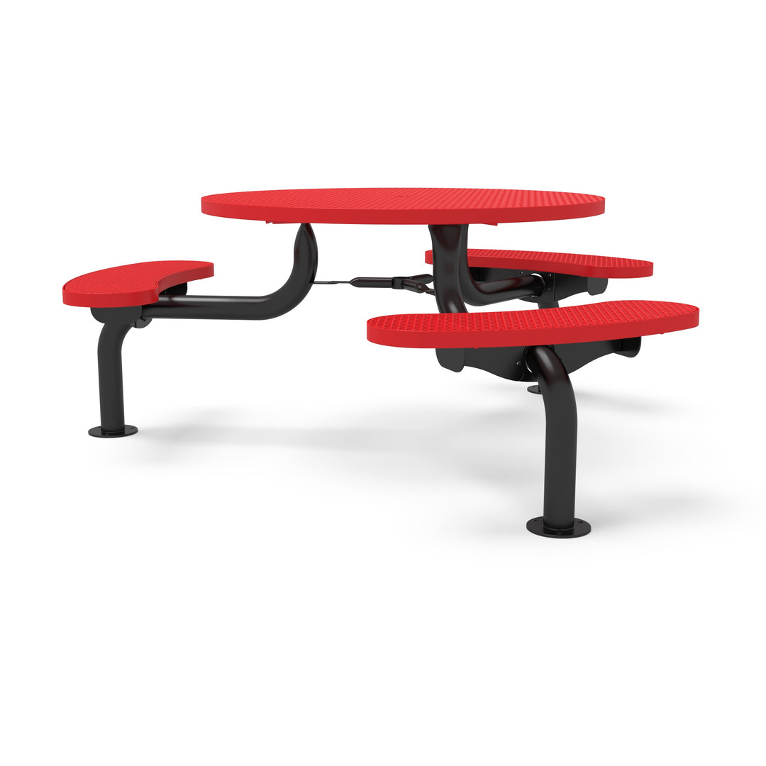 Spyder Round Diamond 3 Seat Picnic Table