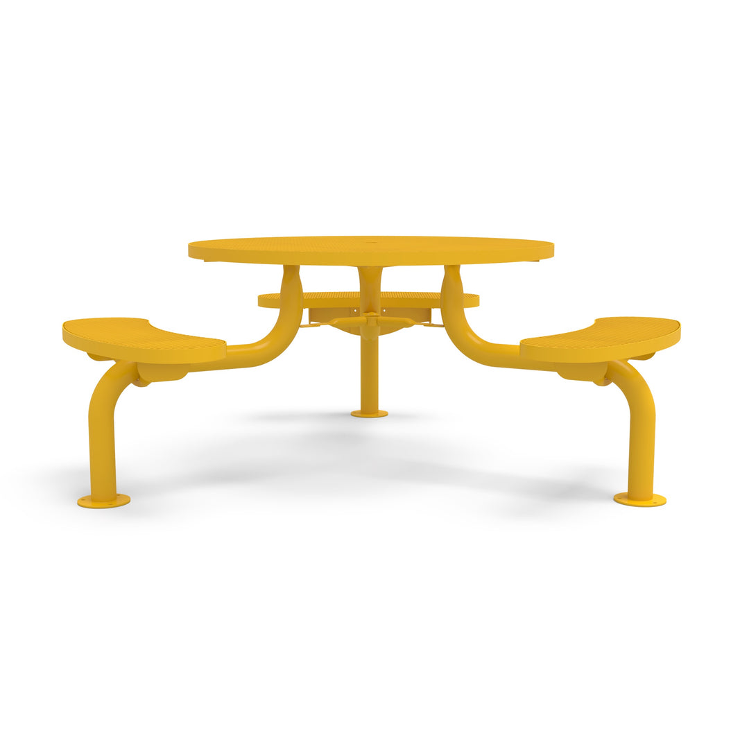 Spyder Round Diamond 3 Seat Picnic Table
