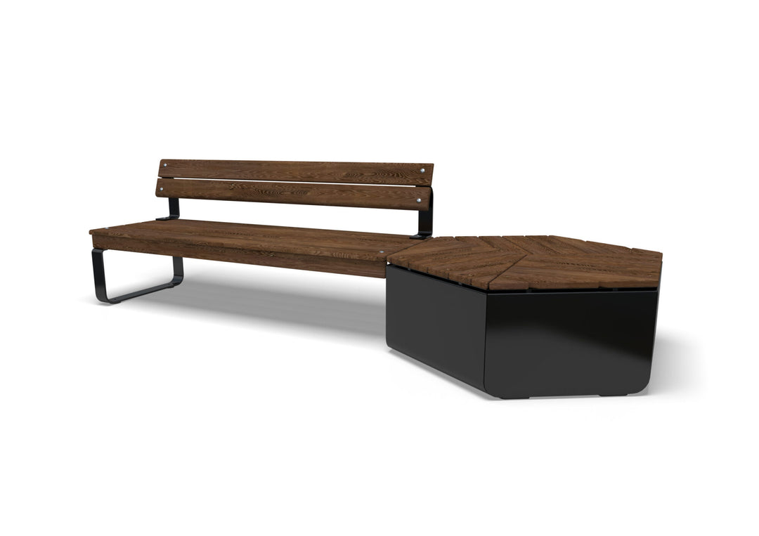 Liberty Bench with Hexagon Platform