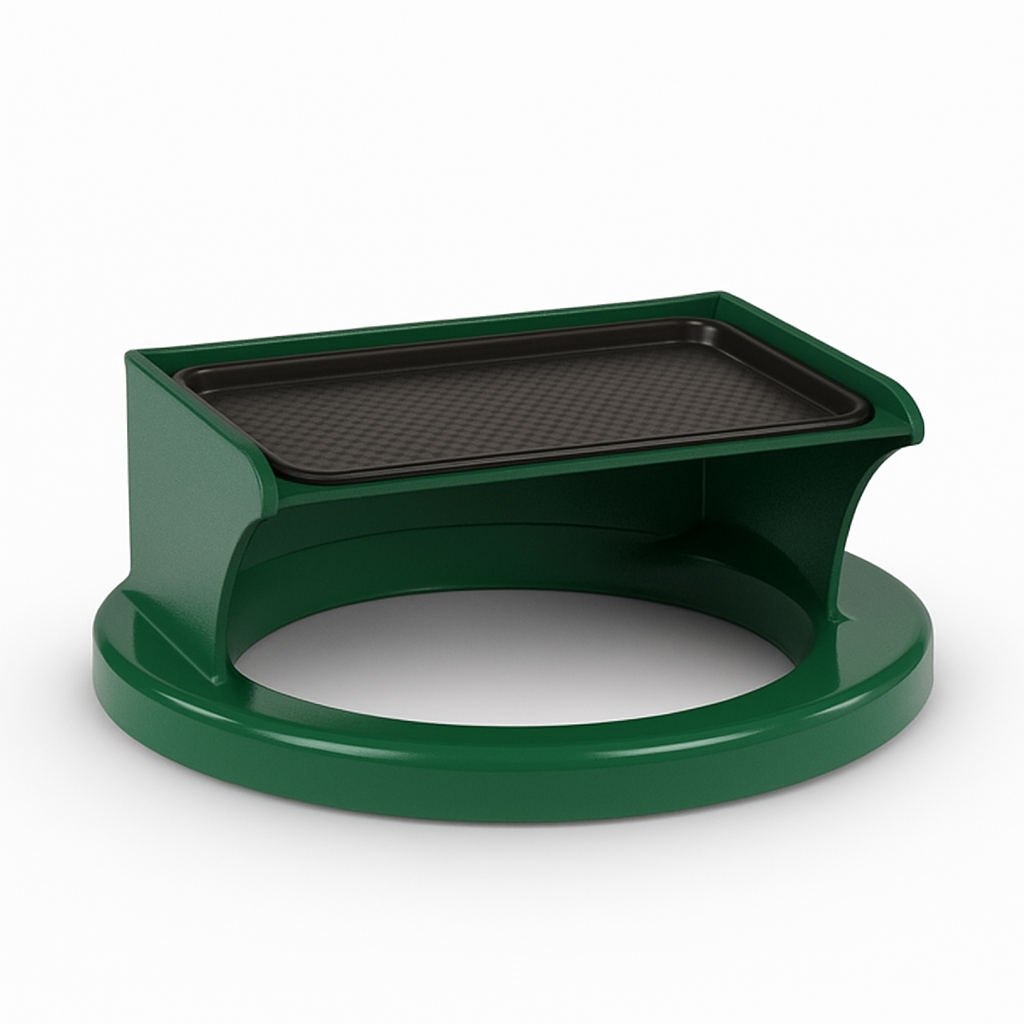 Planet Fitness Flat Top Tray Bonnet Receptacle Lid