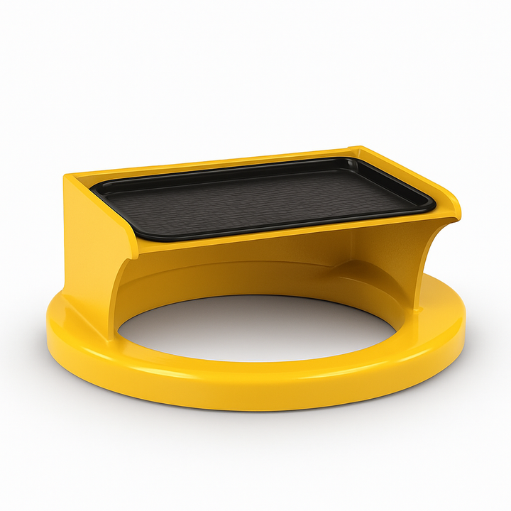 Planet Fitness Flat Top Tray Bonnet Receptacle Lid