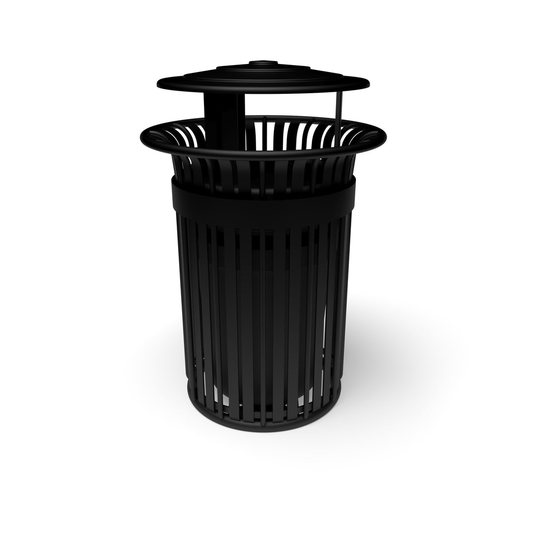 Oxford Slat Trash Receptacle Set