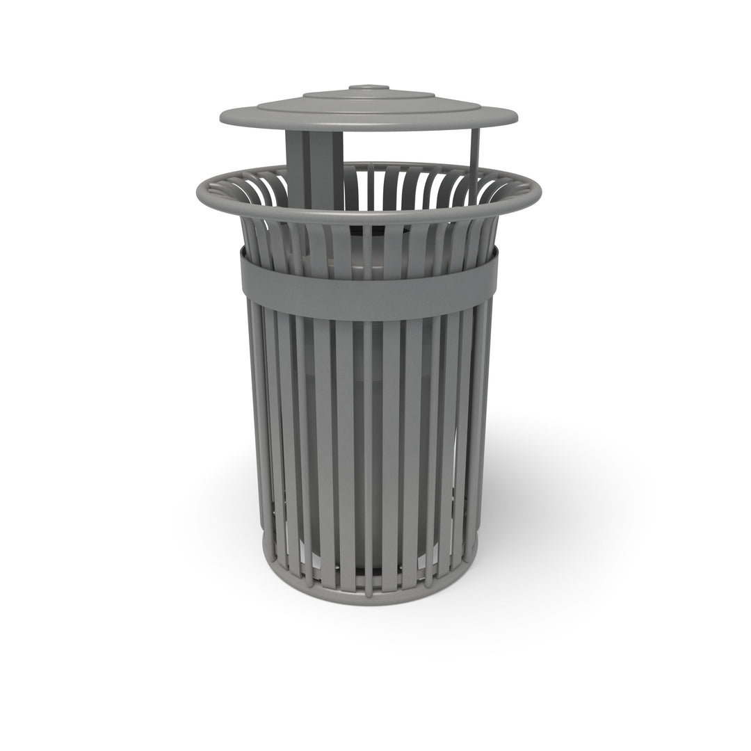 Oxford Slat Trash Receptacle Set