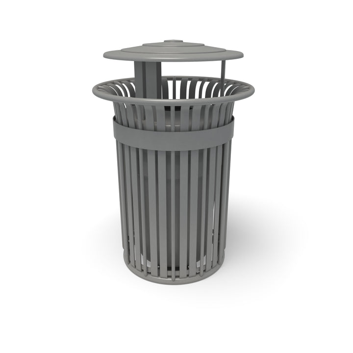 Oxford Slat Trash Receptacle Set