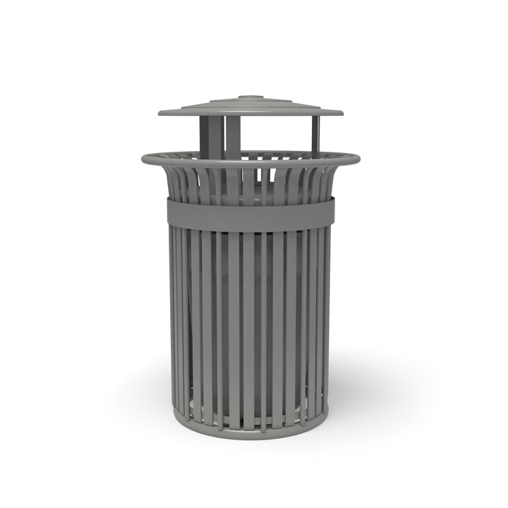 Oxford Slat Trash Receptacle Set