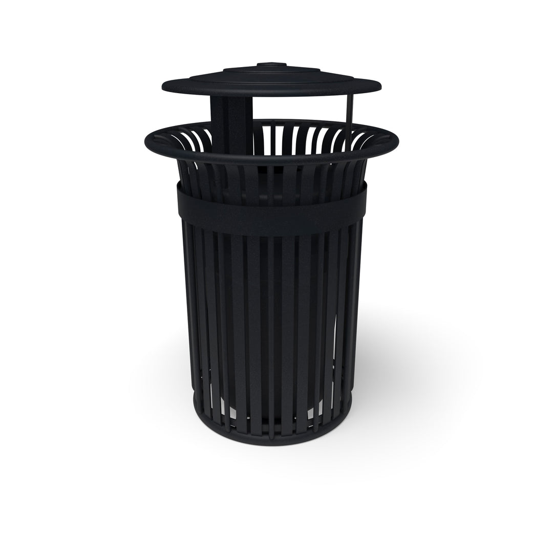 Oxford Slat Trash Receptacle Set