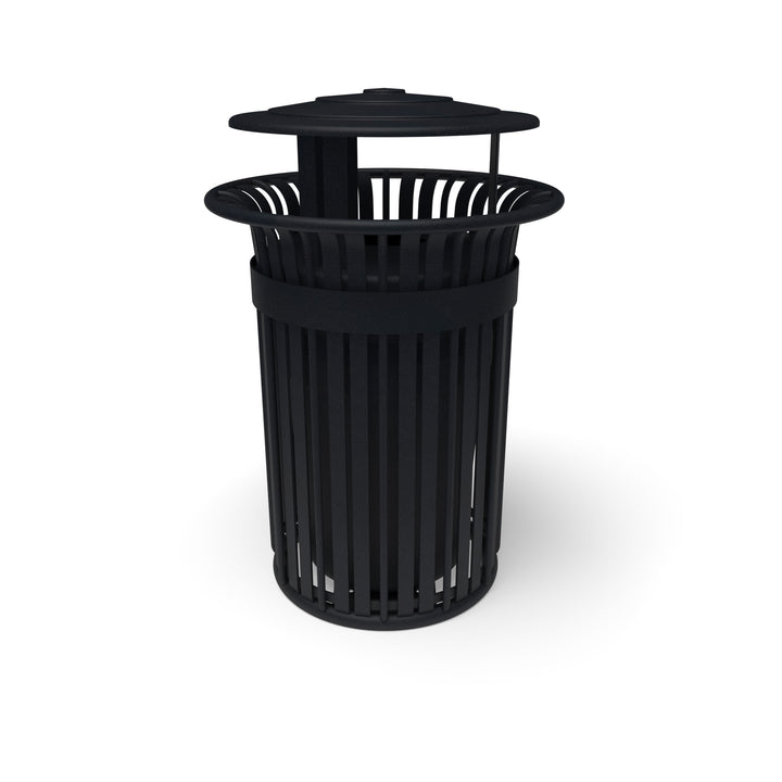 Oxford Slat Trash Receptacle Set