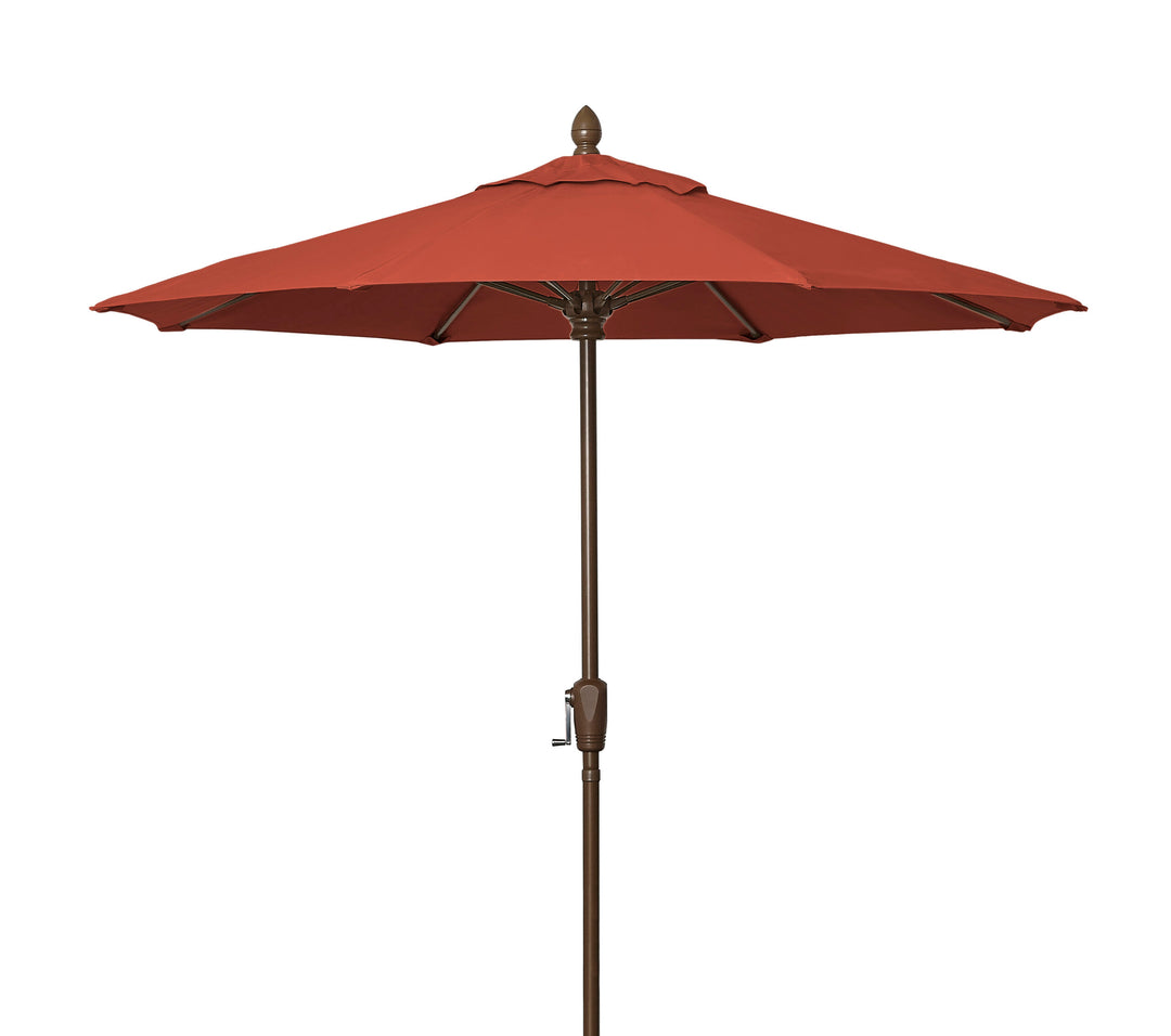 crank lift patio umbrella 7.5' | 7.5' Crank Lift Market Umbrella | Ships In 10 Days Or Less | Weather Resistant & Durable | China Red