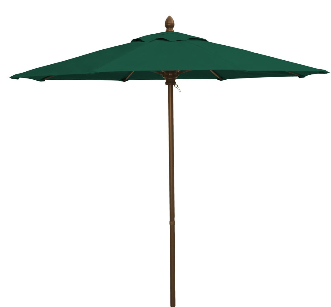 9 push-up patio umbrella 9' | 9' Push Up Market Umbrella | Weather Resistant & Durable | Forest Green