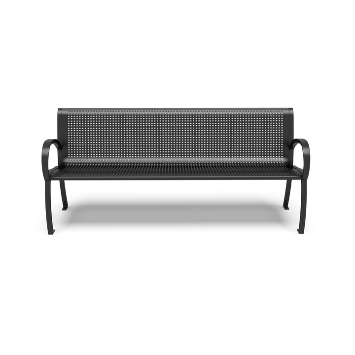 Winchester Square Perforated Bench