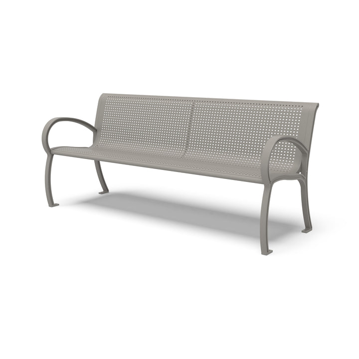Winchester Square Perforated Bench
