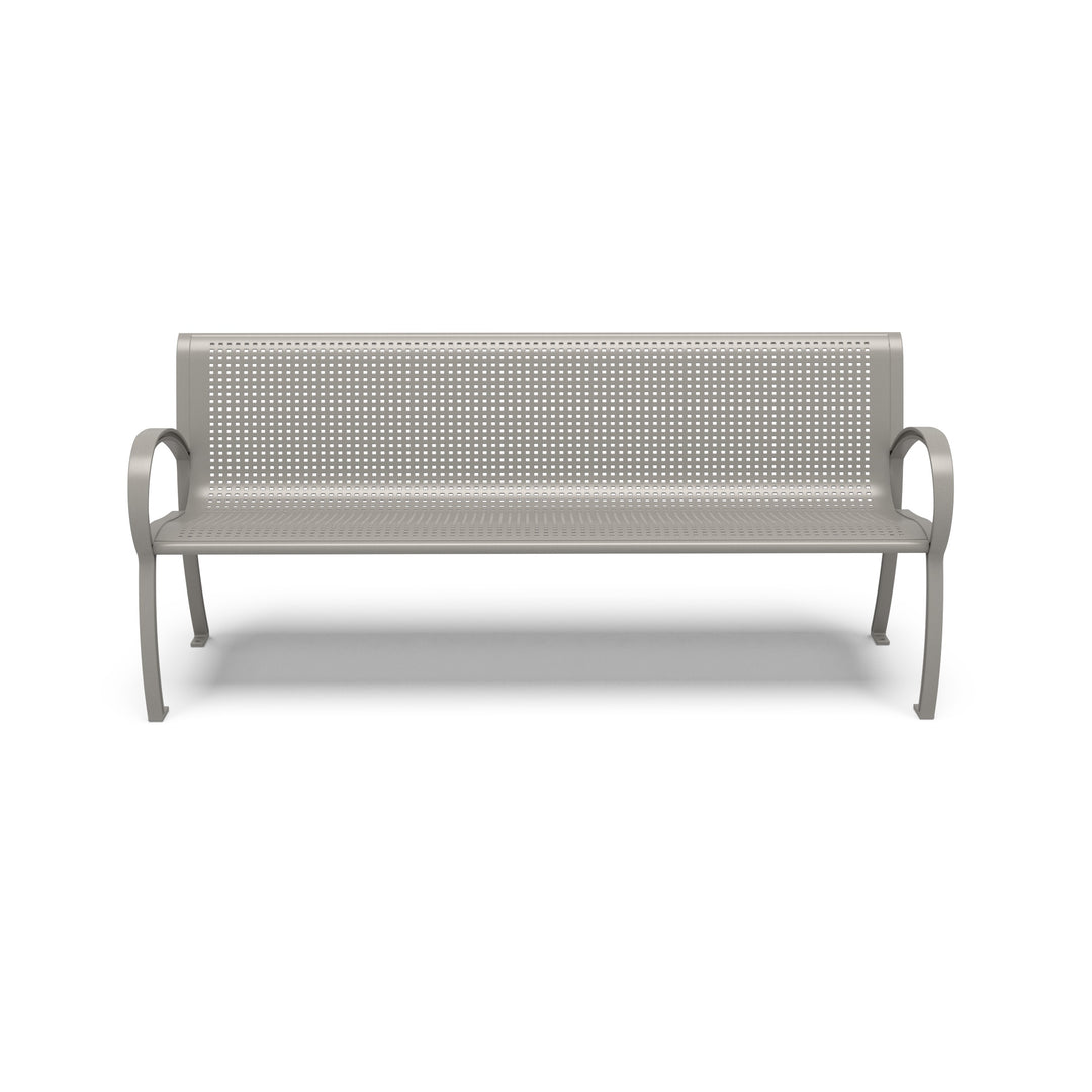 Winchester Square Perforated Bench